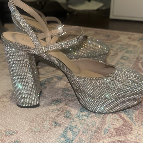 Mix no 6 Sparkly rhinestone heels - Picture 5 of 9